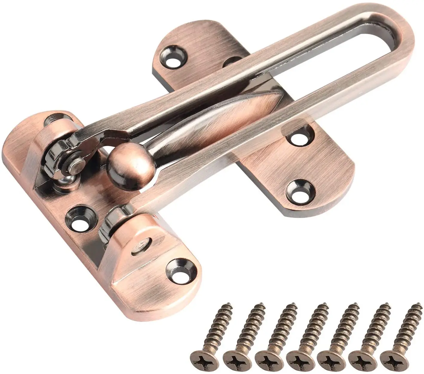 Home Security Door Reinforcement Lock - Durable Stainless Steel Anti-Theft Door Safety