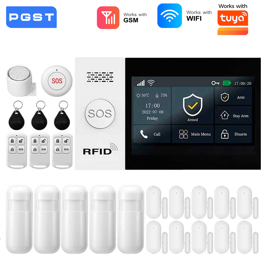 2.4G WIFI Smart GSM Alarm Syst - Sim Gsm Alarm 评论和价格