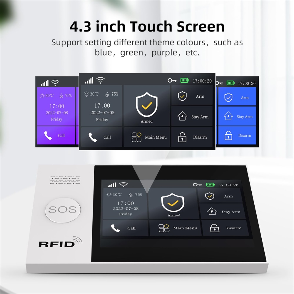 2.4G WIFI Smart GSM Alarm Syst - Sim Gsm Alarm 评论和价格