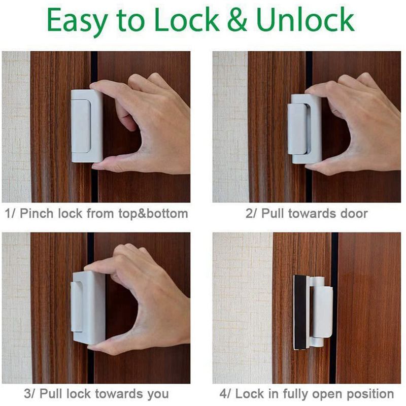 2X Home Security Door Lock Chi - Home Security Door Reinforcement Lock 评论和价格