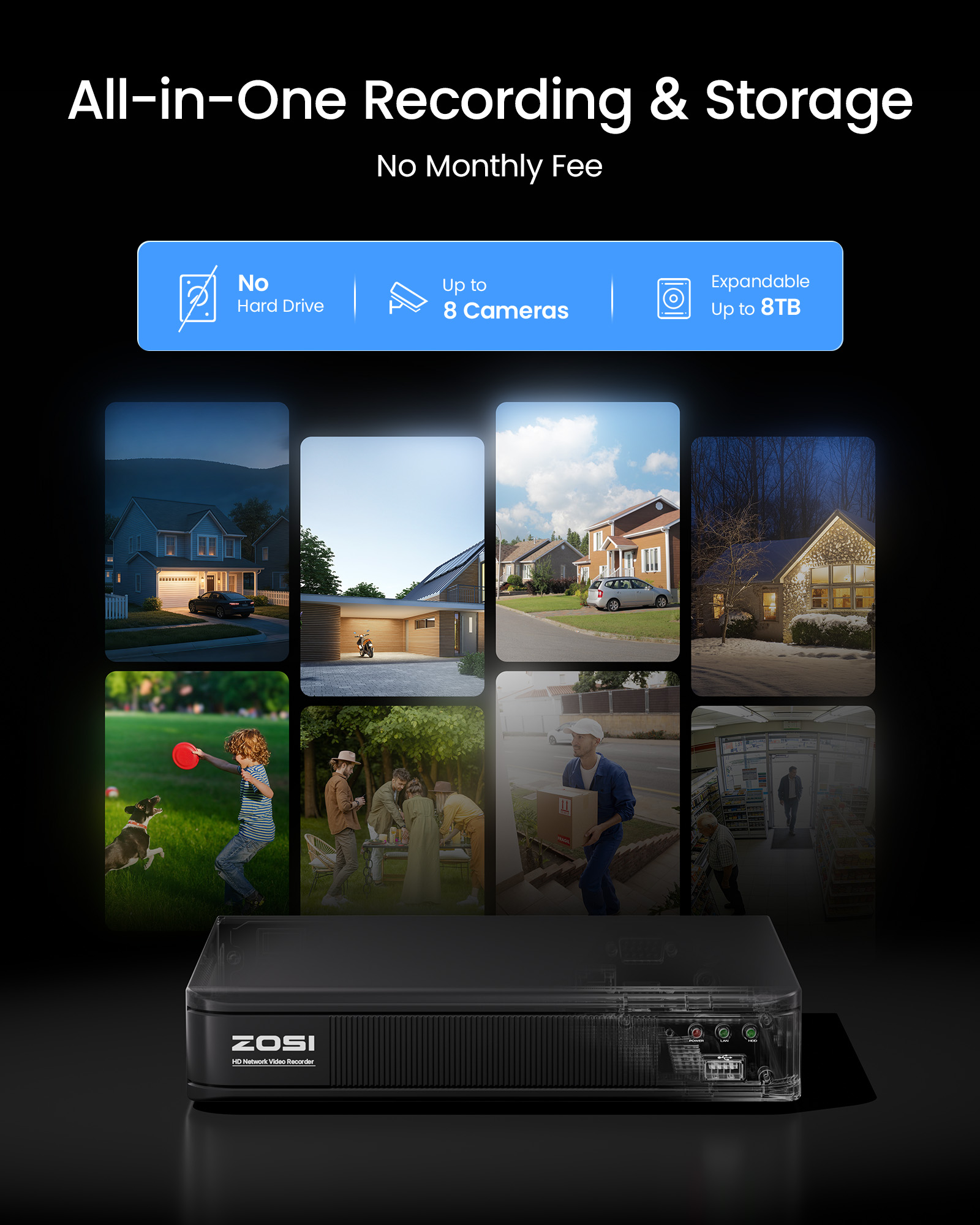 ZOSI 3K Lite Wired CCTV Securi - Home Security Systems With Cameras 评论和价格