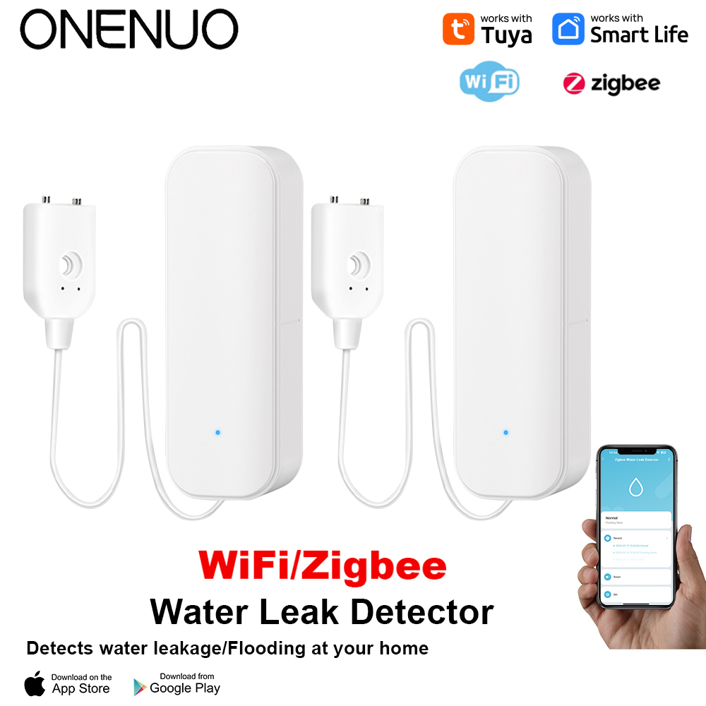 WiFi/Zigbee Water Sensor Tuya  - Home Security Technology 评论和价格