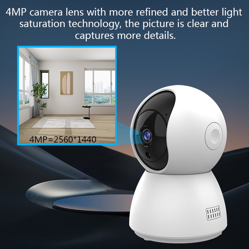HD 4MP Tuya Smart Mini WiFi IP - Home Security Xiaomi 评论和价格