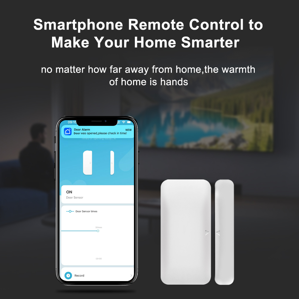 Tuya Zigbee Wireless Door Wind - Home Security Technology 评论和价格