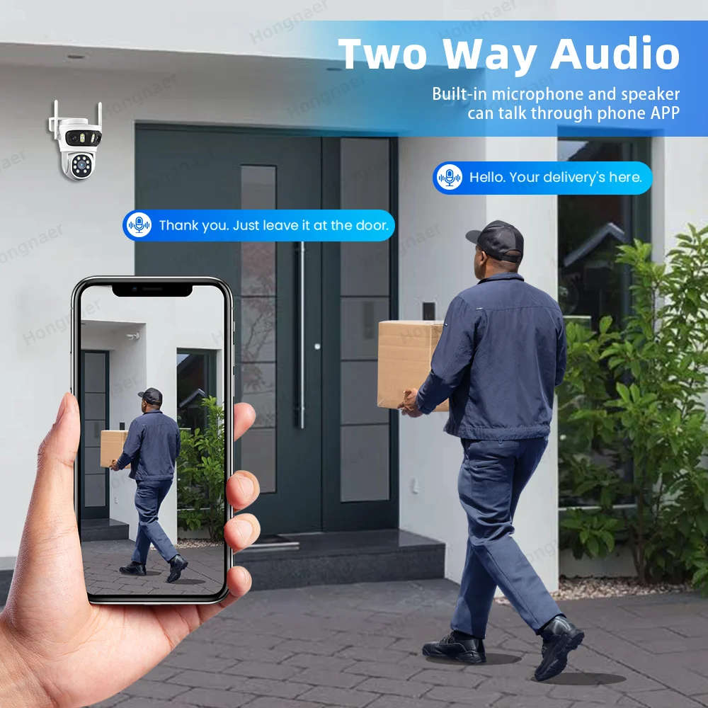 2026 Hongnaer 6MP 4CH 3 Lens 2 - Home Security Systems With Cameras 评论和价格