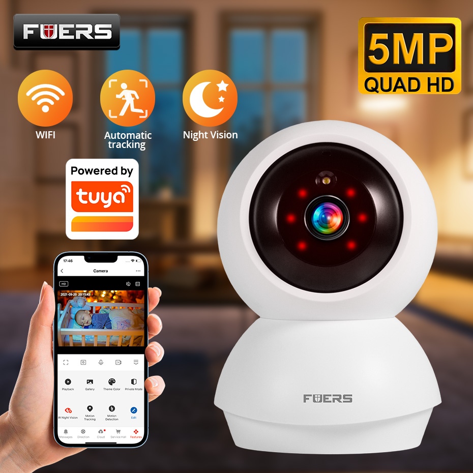 Fuers 5MP WiFi Camera Home Ind - Home Security Xiaomi 评论和价格