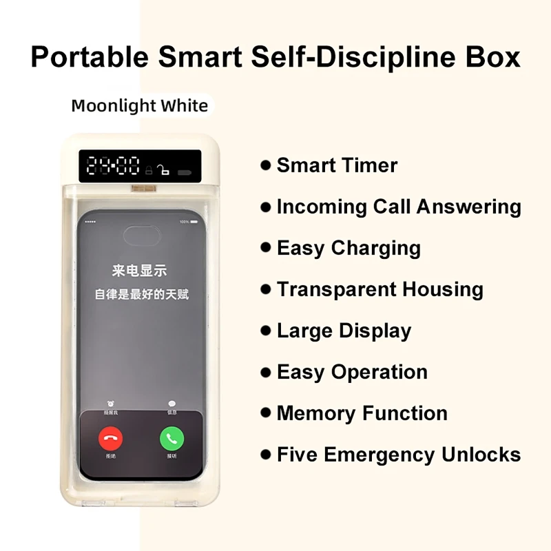 Smart Phone Lock Box with LCD  - Home Security Safe 评论和价格