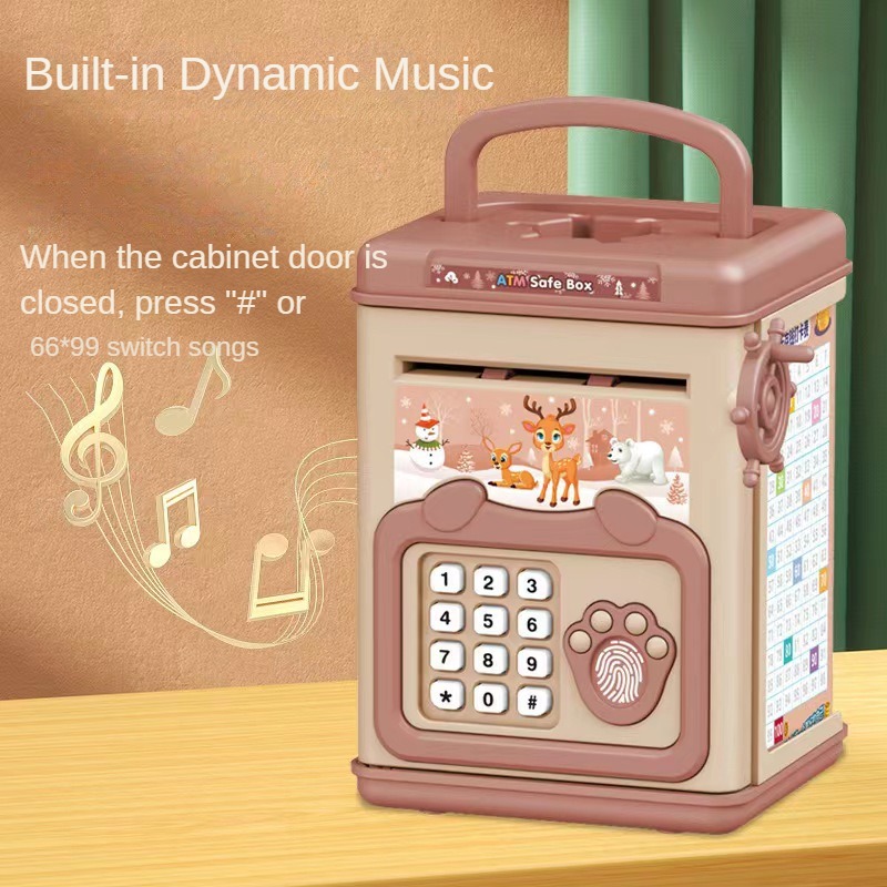 Money Box with Fingerprint Pig - Home Security Safe 评论和价格