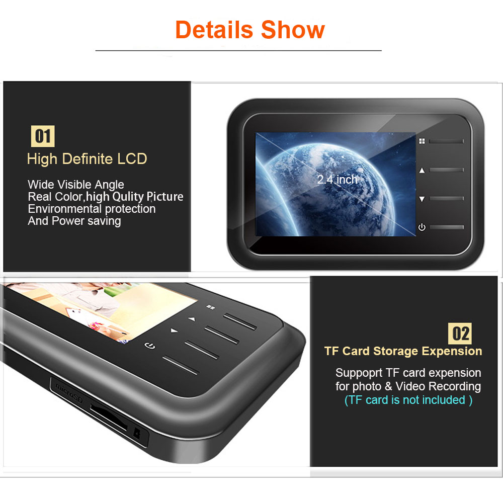 Video Peephole Doorbell Camera - Home Security Ring Camera 评论和价格