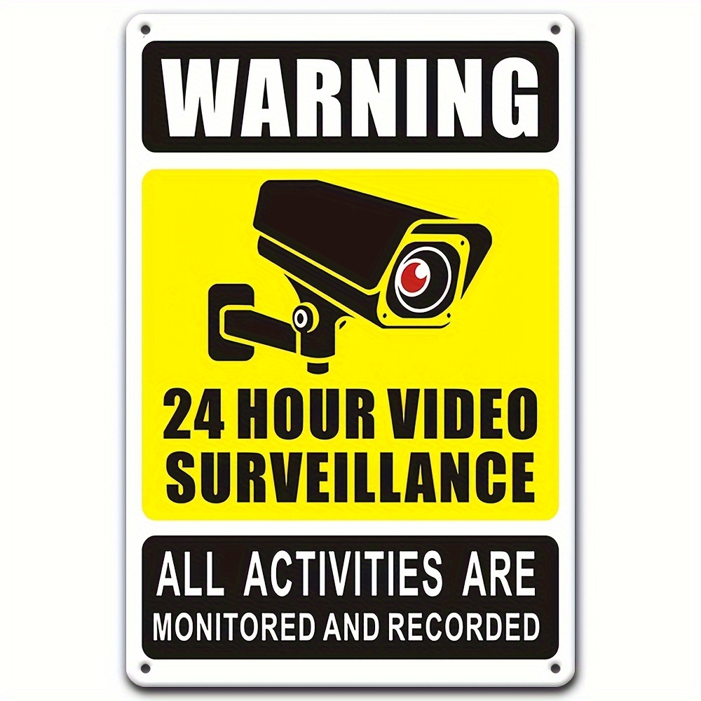 24/7 Video Surveillance Warnin - Home Security Group 评论和价格