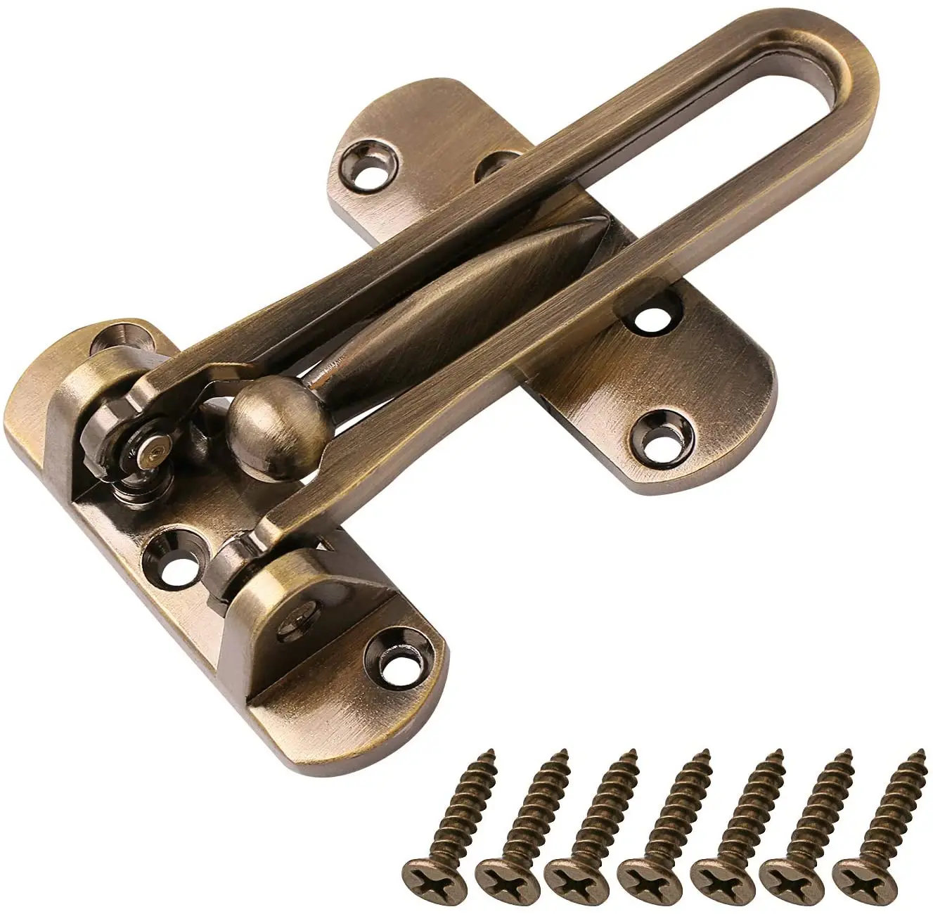 Durable Stainless Steel Anti-T - Home Security Door Reinforcement Lock 评论和价格