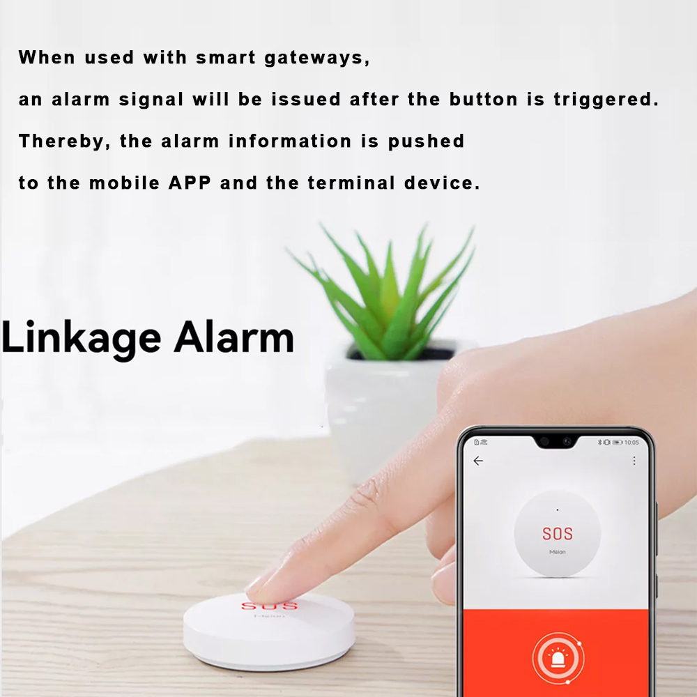Meian Zigbee Tuya SOS Emergenc - Sim Gsm Alarm 评论和价格
