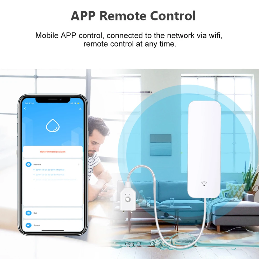 Tuya WiFi Zigbee Water Sensor  - Home Security Technology 评论和价格