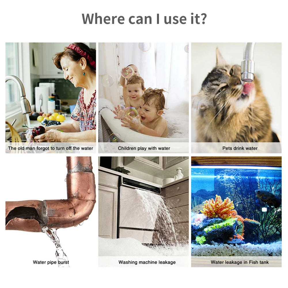 Tuya WiFi Zigbee Water Sensor  - Home Security Technology 评论和价格