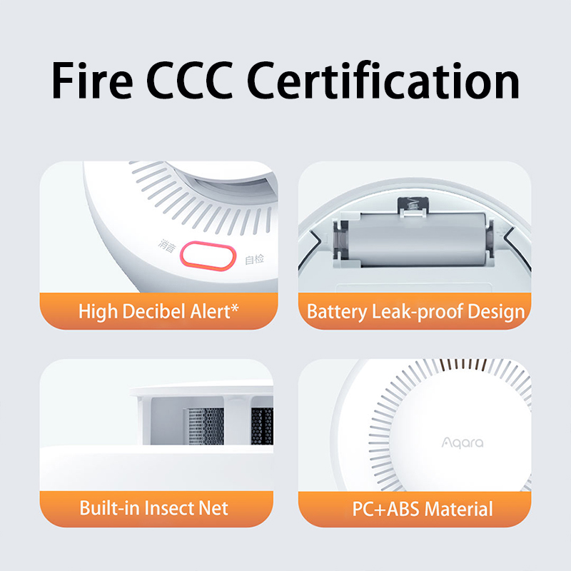 New Aqara Smoke Detector Zigbe - Home Security Xiaomi 评论和价格