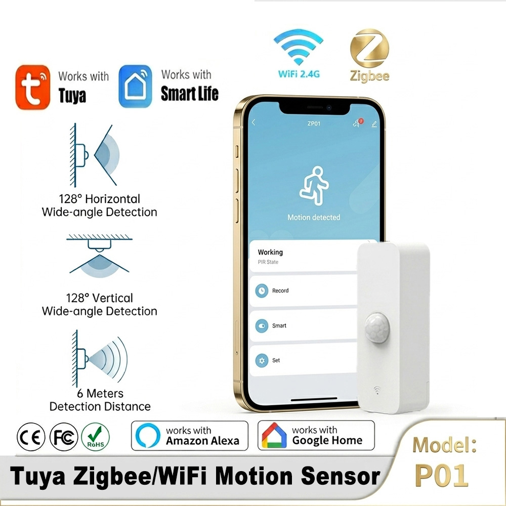 Smart PIR Motion Sensor WiFi Z - Home Security Technology 评论和价格