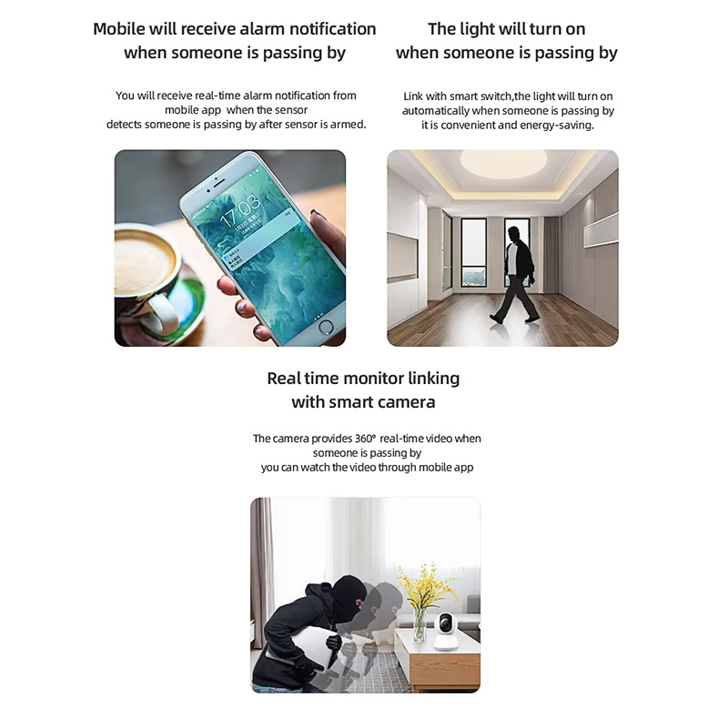 Smart PIR Motion Sensor WiFi Z - Home Security Technology 评论和价格