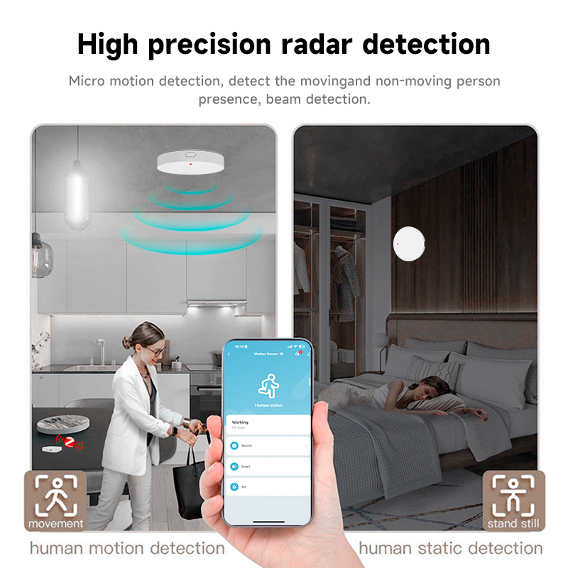 Tuya Zigbee 3.0 24GHz MmWave H - Home Security Technology 评论和价格