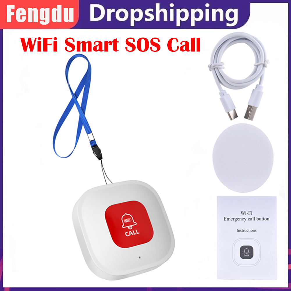 Emergency Alarm WiFi Smart But - Home Security For Seniors 评论和价格