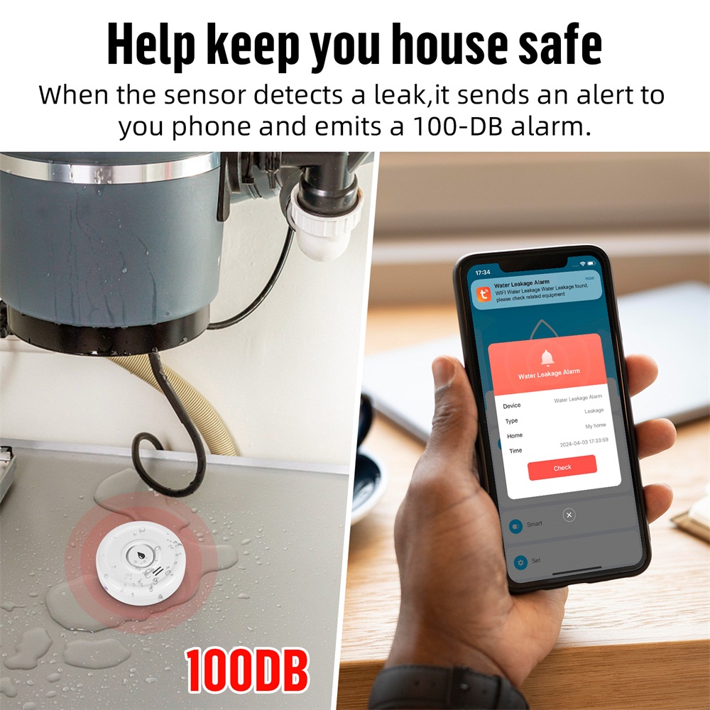 Fuers Water Leakage Detector S - Home Security Technology 评论和价格