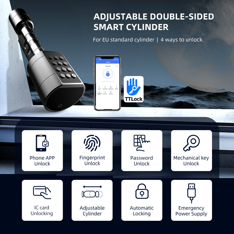 Smart Euro Cylindrical Door Lo - Home Security Group 评论和价格