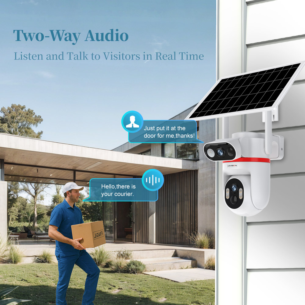 LS VISION Solar Security Camer - Home Security Zones 评论和价格