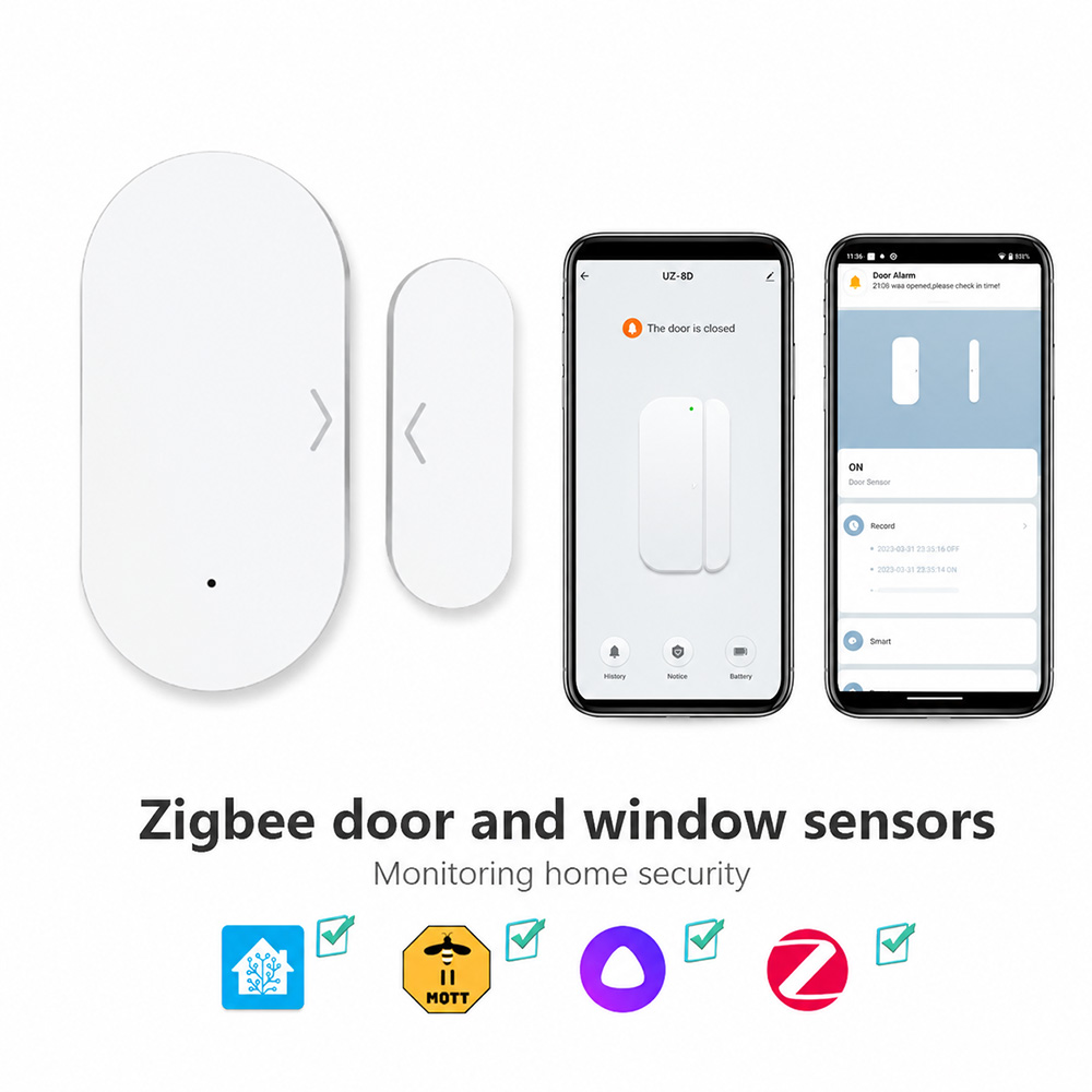 Zigbee 3.0 Door Window Sensor  - Home Security Technology 评论和价格