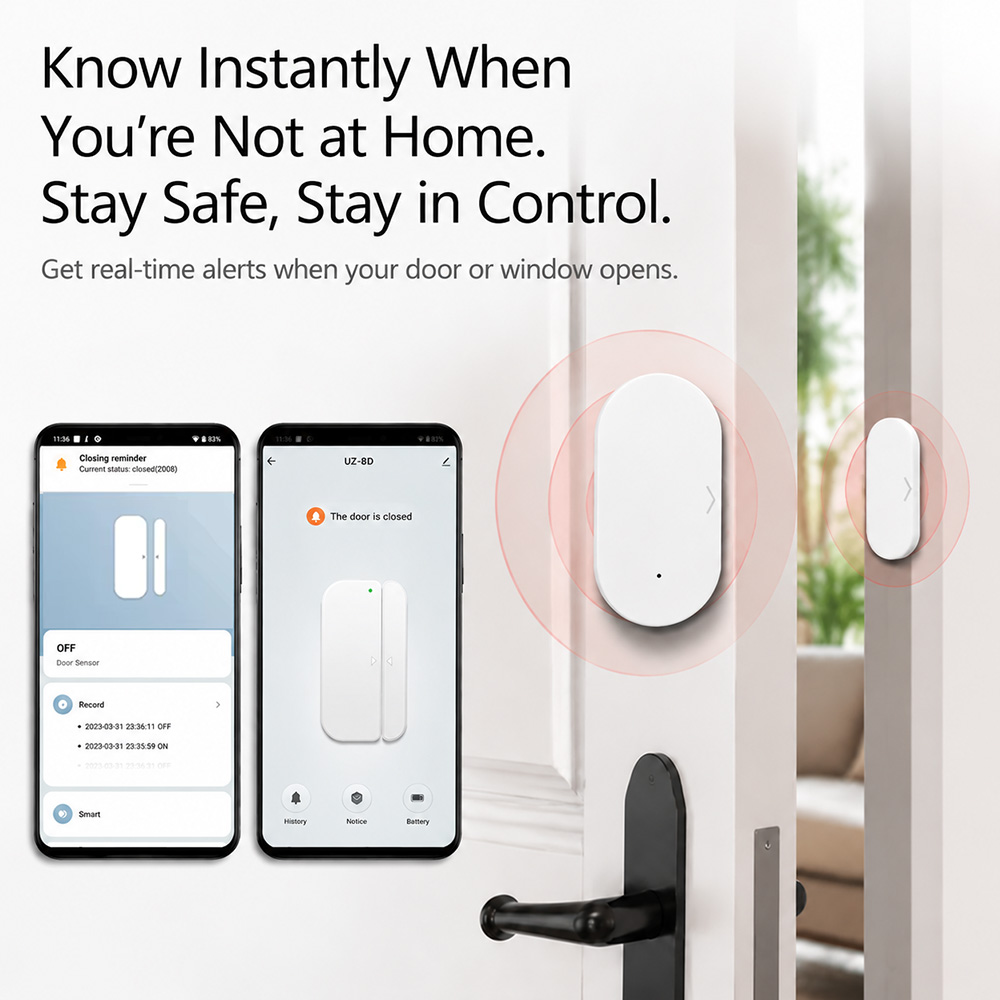 Zigbee 3.0 Door Window Sensor  - Home Security Technology 评论和价格