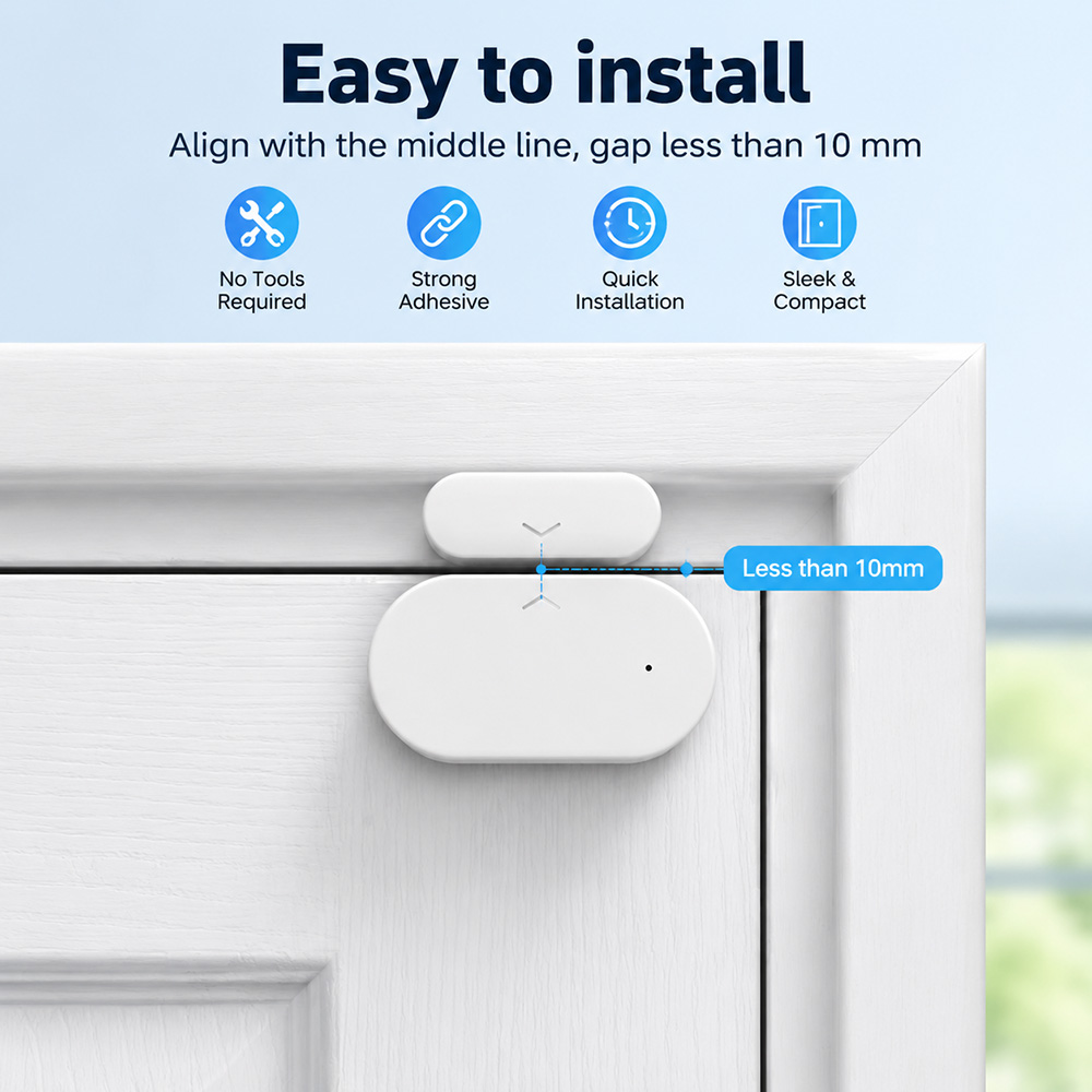 Zigbee 3.0 Door Window Sensor  - Home Security Technology 评论和价格
