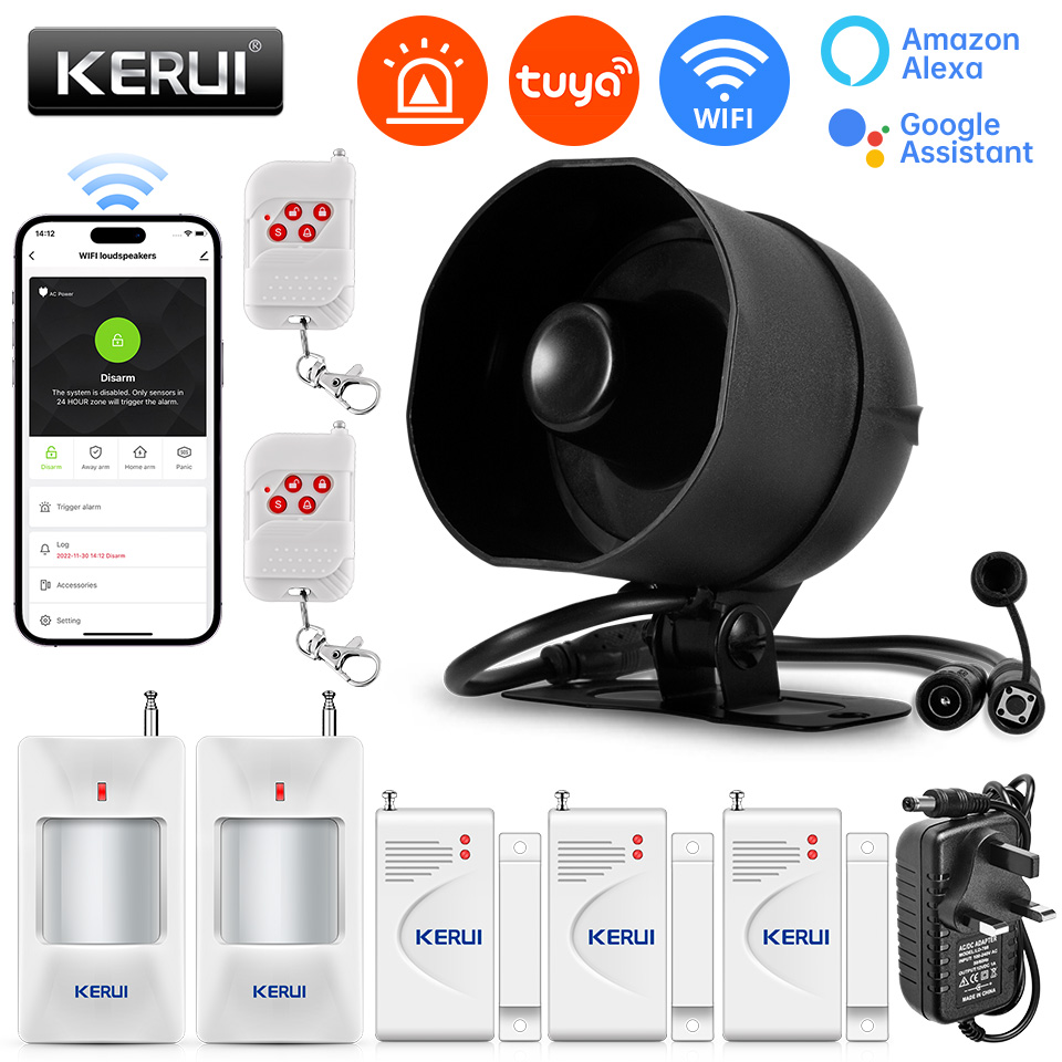 KERUI 120db Siren Alarm System - Home Security Group 评论和价格