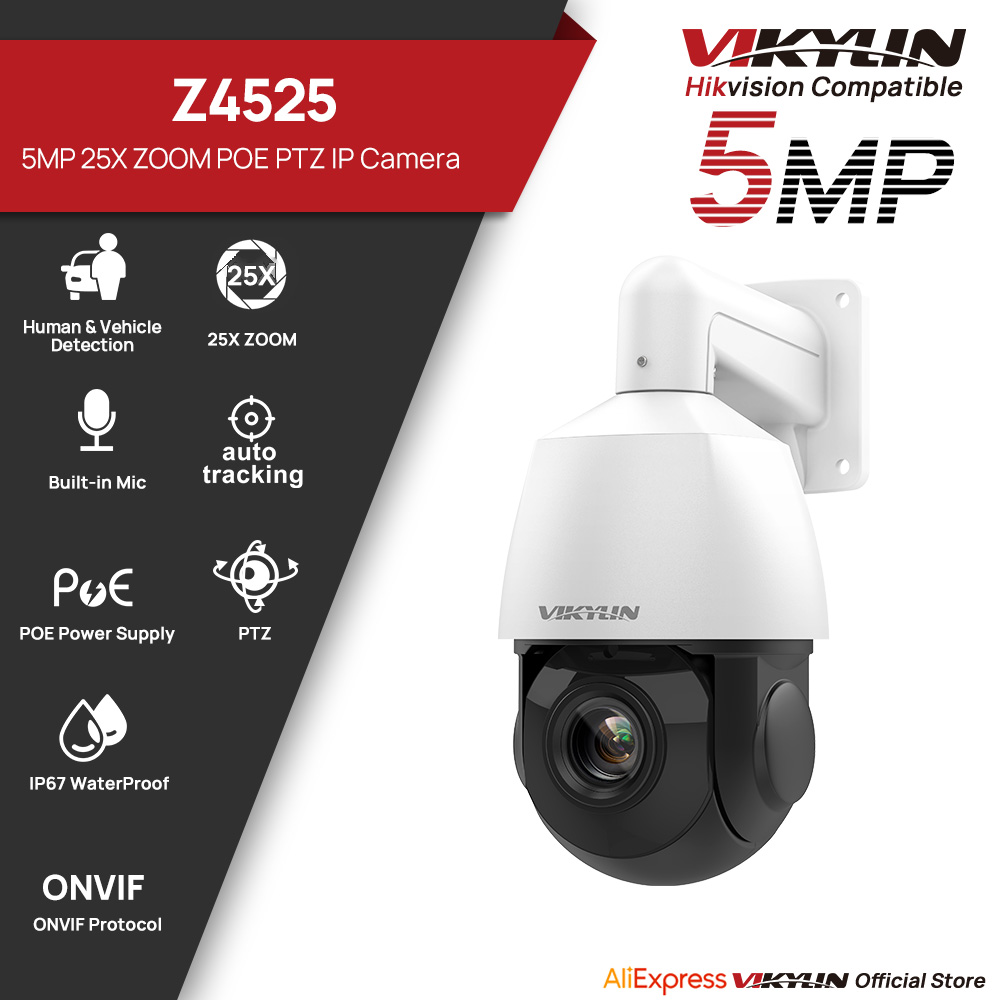 Vikylin 5MP PTZ 25X Optical Zo - Home Security Service 评论和价格
