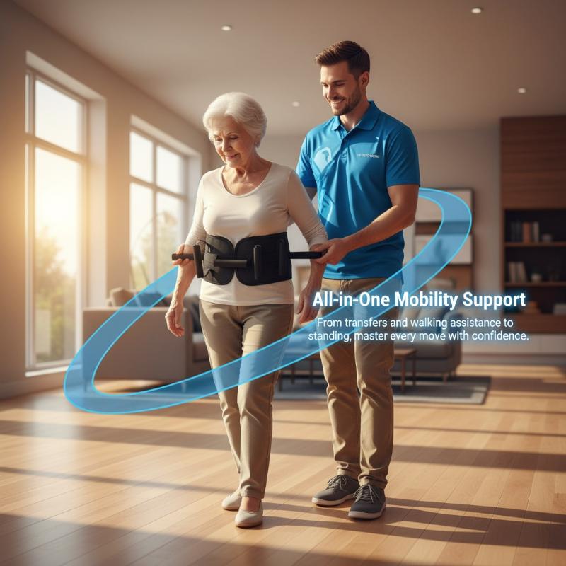 Elderly Lift Gait Belt With 7  - Home Security For Seniors 评论和价格