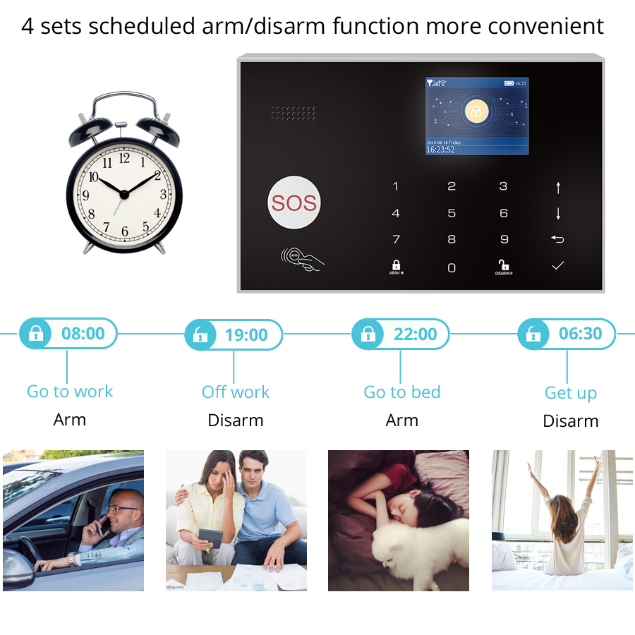 G30 Alarm System for 433MHZ Ho - Home Security Zones 评论和价格