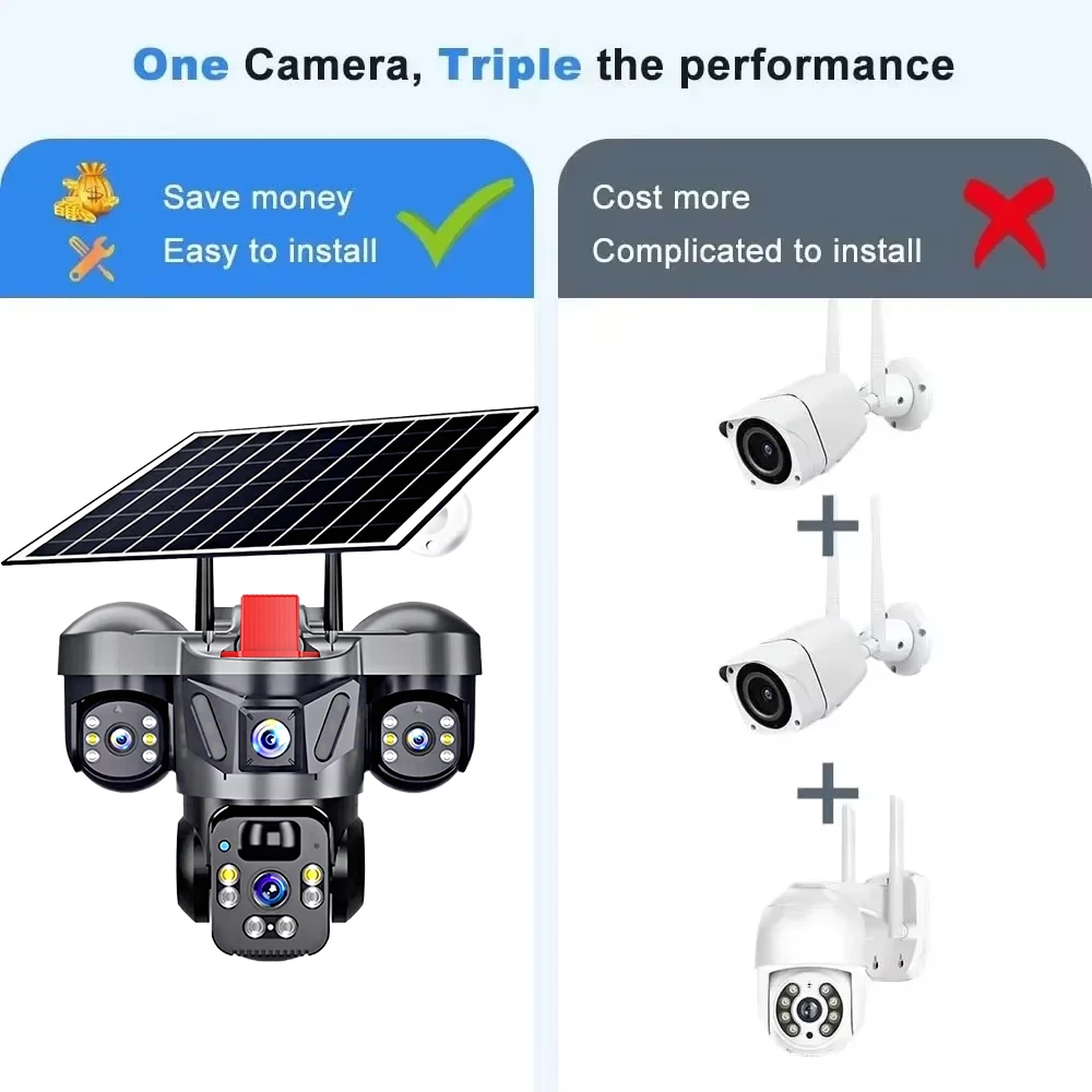 KERUI V380 Pro Outdoor PTZ 6MP - Home Security Group 评论和价格