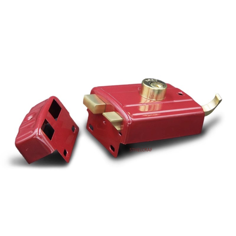 Old-fashioned Red Anti-theft S - Home Security Door Reinforcement Lock 评论和价格