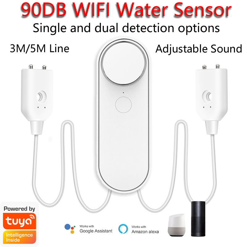 3M/5M WiFi Water Leak Detector - Home Security Safe 评论和价格