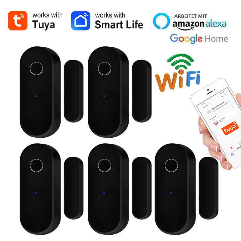 Tuya WiFi Door Open Close Dete - Home Security Technology 评论和价格