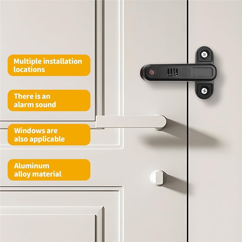 Excellent-Burglar& Child-Proof - Home Security Door Reinforcement Lock 评论和价格