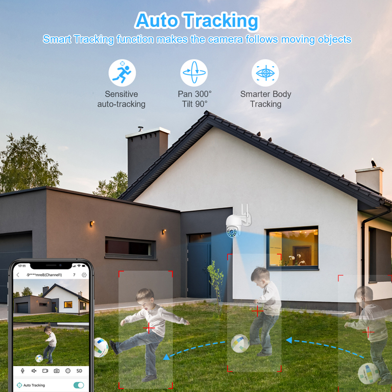 Smar 3MP Wireless CCTV Securit - Home Security Systems With Cameras 评论和价格