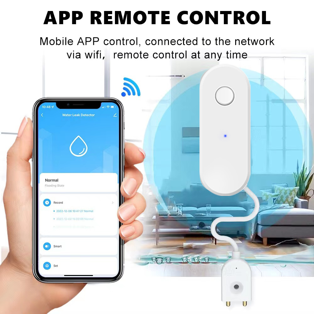 Tuya WiFi Smart Water Leak Sen - Home Security Equipment 评论和价格