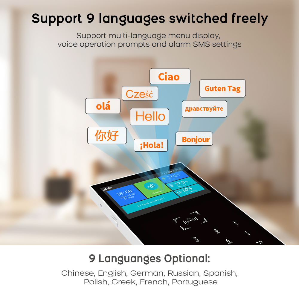 4G GSM WiFi Alarm System Work  - Home Security Group 评论和价格