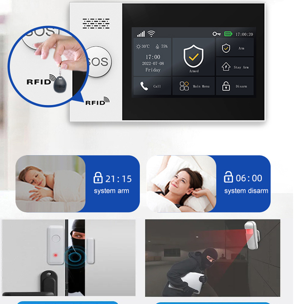 PGST 4G Tuya Smart Home Alarm  - Home Security Deals 评论和价格