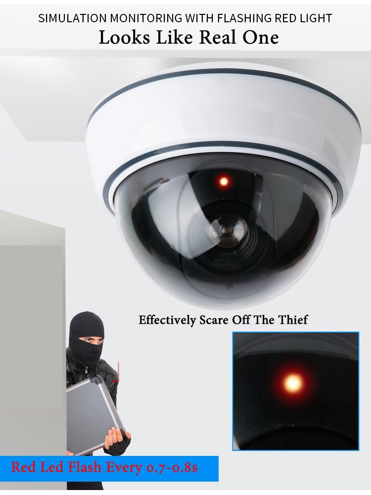 Creative Black/White Fake Dome - Home Security Systems With Cameras 评论和价格
